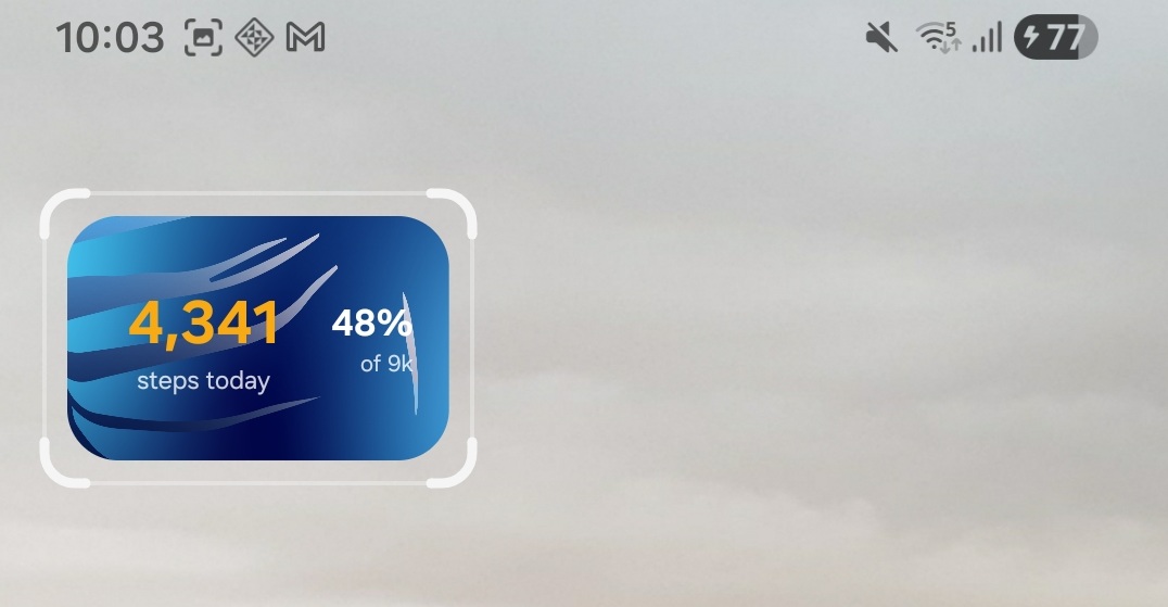 My Steps — Home screen widget