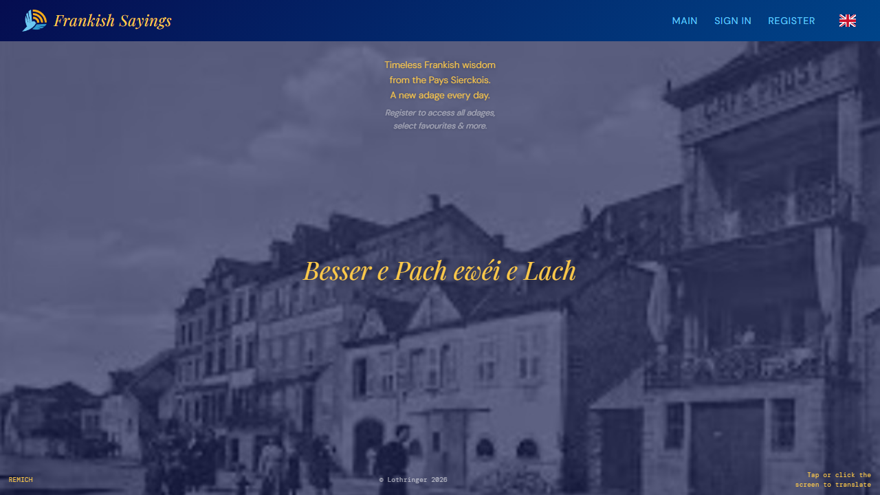 Adages app screenshot