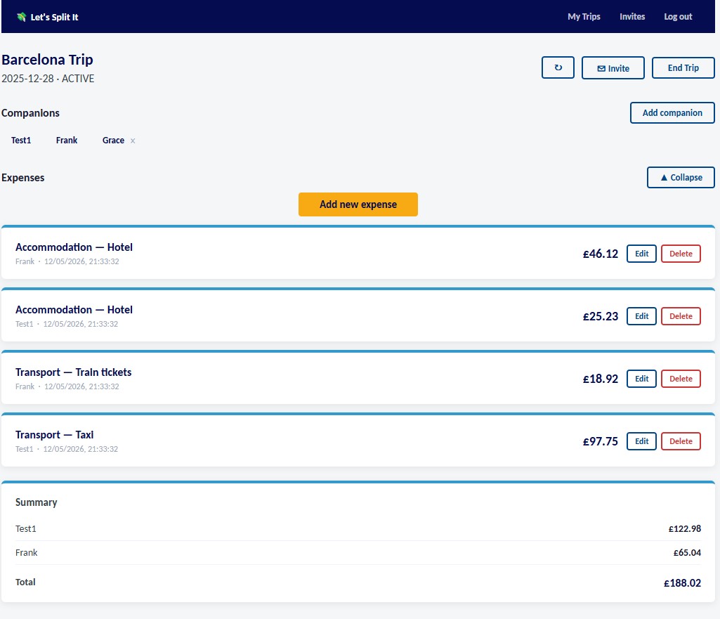 My Steps — Dashboard
